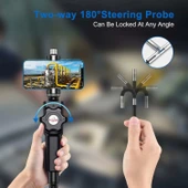 Ralcam Eklemli Boroskop, 8 Ayarlanabilir LED Işık, 8.5mm Muayene Kamerası - 3