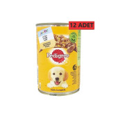 Pedigree Tavuklu Yavru Köpek Konservesi 400 gr - 12 Adet - 1