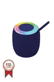 Torima D10 Taşınabilir Rgb Ledli Bluetooth Hoparlör Usb-Fm Radyo Lacivert thumbnail 1