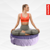 XPERMATE İç ve Dış Mekan Meditasyon Minderi,Su itici Kumaş,Fermuarlı Yoga Minderi UV Güneş Dayanımı MorLila - 2