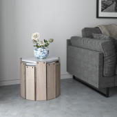 Homedora Harmony Zigon Sehpa Meşe-Beyaz - 3