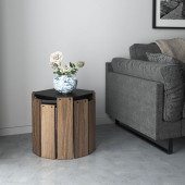 Homedora Harmony Zigon Sehpa Ceviz-Siyah - 2
