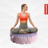 İç ve Dış Mekan Meditasyon Minderi,Su itici Kumaş,Fermuarlı Yoga Minderi UV Güneş Dayanımı LilaPembe - 2