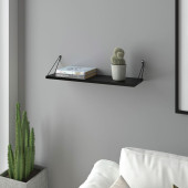 Homedora Alice Tekli Modern Raf Siyah - 1