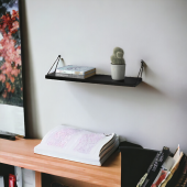 Homedora Alice Tekli Modern Raf Siyah - 2