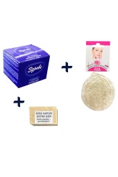 Zdrave Krem & Loofah Pon Pon Yüz Pedi & Defne Gar Lı Sabun - 1