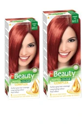 MM Beauty Saç Boyası M 11 ( Aşk Alevi ) Set Boya 2 li Set Boya thumbnail 1