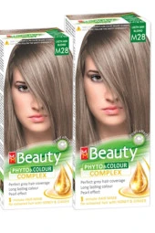 MM Beauty Saç Boyası M 28 (Açık Kül Sarısı) Set Boya 2 li Set Boya thumbnail 1