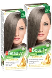 MM Beauty Saç Boyası M 27 (Küllü Kumral) Set Boya 2 li Set Boya thumbnail 2