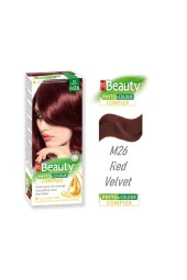 MM Beauty Saç Boyası M 26 (Kadife Kızıl) Set Boya - 2