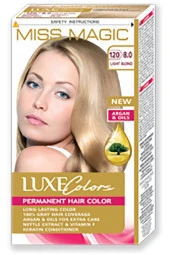 Mıss Magic Saç Boyası (set Boya) Açık Sarı 8,0 (120 Lıght Blond) - 1