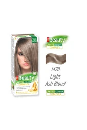 MM Beauty Saç Boyası M 28 (Açık Kül Sarısı) Set Boya - 2