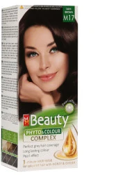 MM Beauty Saç Boyası M 17 (Koyu Kahve) Set Boya - 1