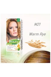 MM Beauty Saç Boyası M 21 (Doğal Küllü Platin) Set Boya - 1