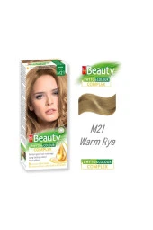 MM Beauty Saç Boyası M 21 (Doğal Küllü Platin) Set Boya - 3