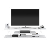 Homedora Tessa Modern Tv Ünitesi Beyaz-Krom - 5