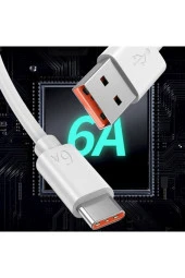 Orjinal Xiaomi Poco X3 Nfc 6a 66w Usb Type-c Uyumlu Turbo Hızlı Şarj Ve Data Kablosu thumbnail 1
