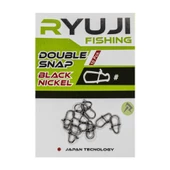 Ryuji Double Snap Rapala Klipsi Nickel - 1
