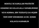 Elektrikli Sıcak Musluk Ani Su Isıtıcı Termal Şofben Musluk ASG-1K - 8