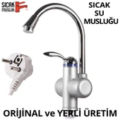 Elektrikli Sıcak Musluk Ani Su Isıtıcı Termal Şofben Musluk ASG-1S - 1
