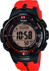 Casio Protrek PRG-300 PRW-3100 PRW-6000 Turuncu Orijinal Silikon Saat Kordonu - 3