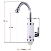 Elektrikli Sıcak Musluk Ani Su Isıtıcı Termal Şofben Musluk ASG-4B - 2