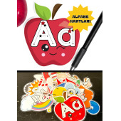 Okul Öncesi Eğlenceli Alfabe-Sayılar Seti (Laminasyonlu) - 3