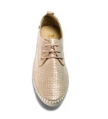 Venüs Kadın 360704y hakiki deri altın Saraçlı yeni sezon ayakkabı - 4