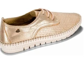 Venüs Kadın 360704y hakiki deri altın Saraçlı yeni sezon ayakkabı - 2