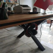 Masaya Takılan Oyuncu Kulaklık Standı Gamer Headset Stand Kulaklık Tutucu Askısı - 3