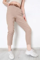 Kemerli Gabardin Pantolon Açıkvizon - 3