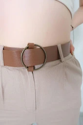 Kemerli Gabardin Pantolon Açıkvizon - 4