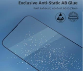 Vendas iPhone 13 Mini Full Glass Anti-Dust Ahize korumalı Cam Ekran Koruyucu - 6