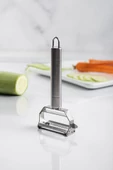 Paslanmaz Çelik Sebze Meyve Julyen Soyucu & Doğrayıcı 17 Cm - 5