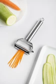 Paslanmaz Çelik Sebze Meyve Julyen Soyucu & Doğrayıcı 17 Cm - 4