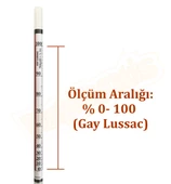 Eurodensimeter 0-100 20C Alkolmetre - 5