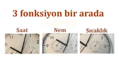 TFA Duvar Saati Termometre Nem Ölçer - 5