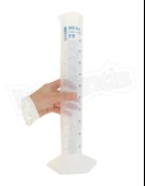 ISOLAB 500ml Plastik Mezür Mavi Skala - 5
