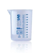 ISOLAB 1000ml Ölçü Kabı Beher Mavi Skala thumbnail 1