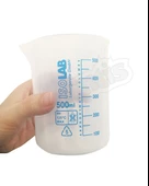 ISOLAB 500ml Ölçü Kabı Beher Mavi Skala thumbnail 5