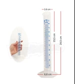 ISOLAB 100ml Plastik Mezür Mavi Skala - 3