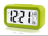 Diwu Optik Masaüstü Saat Takvim Termometre Yeşil - 1