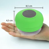 Su Geçirmez Mini Bluetooth Duş Hoparlörü (Yeşil) - 3