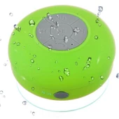 Su Geçirmez Mini Bluetooth Duş Hoparlörü (Yeşil) - 1