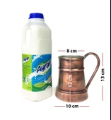 Shark Anatolia Debito Bakır Kupa Bardak Mug Oksit - 4