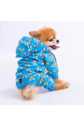 Pawstar Köpek İrides Tulum Yağmurluk L Sırt33cm Göğüs46cm Boyun30cm - 1