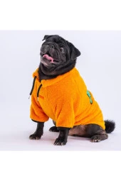 Pawstar Kedi ve KÜÇÜK Köpek Yellow Just Sweat M Sırt28cm Göğüs41cm Boyun26cm - 3