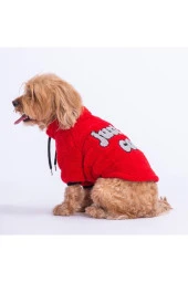 Pawstar Kedi ve KÜÇÜK Köpek Red Just Sweat M Sırt28cm Göğüs41cm Boyun26cm - 2