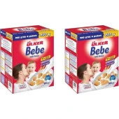 Ülker Bebe Sütlü Bisküvi 800 gr x 2 Adet - 1