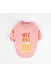 Pawstar Köpek Pink Power Sweat XLarge Sırt38cm Göğüs55cm Boyun34cm - 3